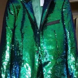 coofandy sequin jacket